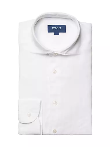 Contemporary-Fit Linen Shirt Eton