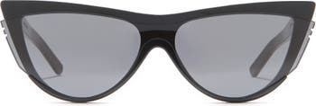 Солнцезащитные очки «кошачий глаз» 60 мм скольжения и скольжения Pared