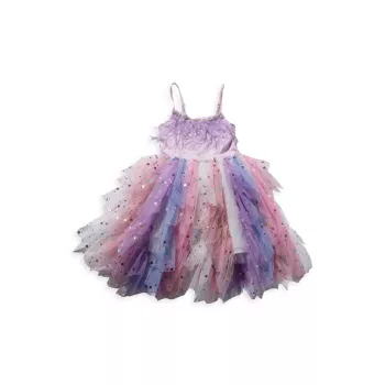 Baby Girl's,Little Girl's &amp; Girl's Waved Tiered Tutu Dress Petite Hailey