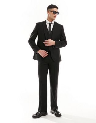 ASOS DESIGN slim suit jacket in black ASOS DESIGN