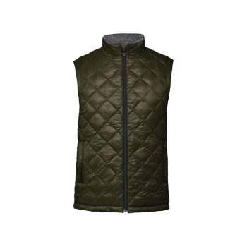Diamond Quilted Reversible Fleece Vest Thermostyles