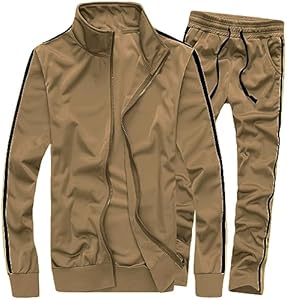 Мужской Комплект одежды MACHLAB MACHLAB Men's Activewear Full Zip Warm Tracksuit Sports Set Casual Sweat Suit MACHLAB