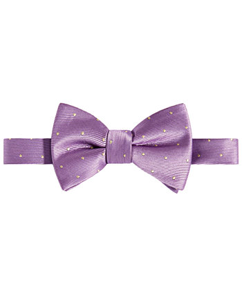 Men's Purple & Gold Dot Bow Tie Tayion Collection