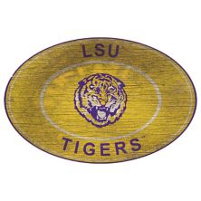 Овальный настенный знак LSU Tigers Heritage Fan Creations