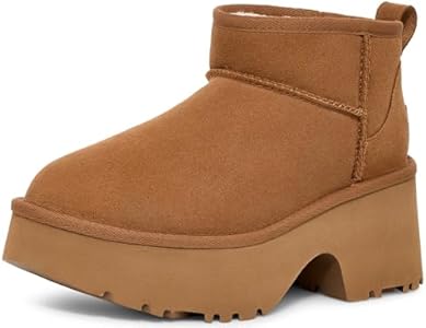 Женские платформенные сапоги UGG Classic Ultra Mini New Heights с каблуком 7,6 см UGG