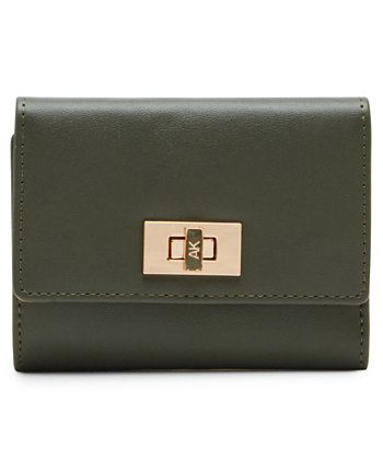 Бумажник Anne Klein Women's Flap с эмалевым замком Anne Klein