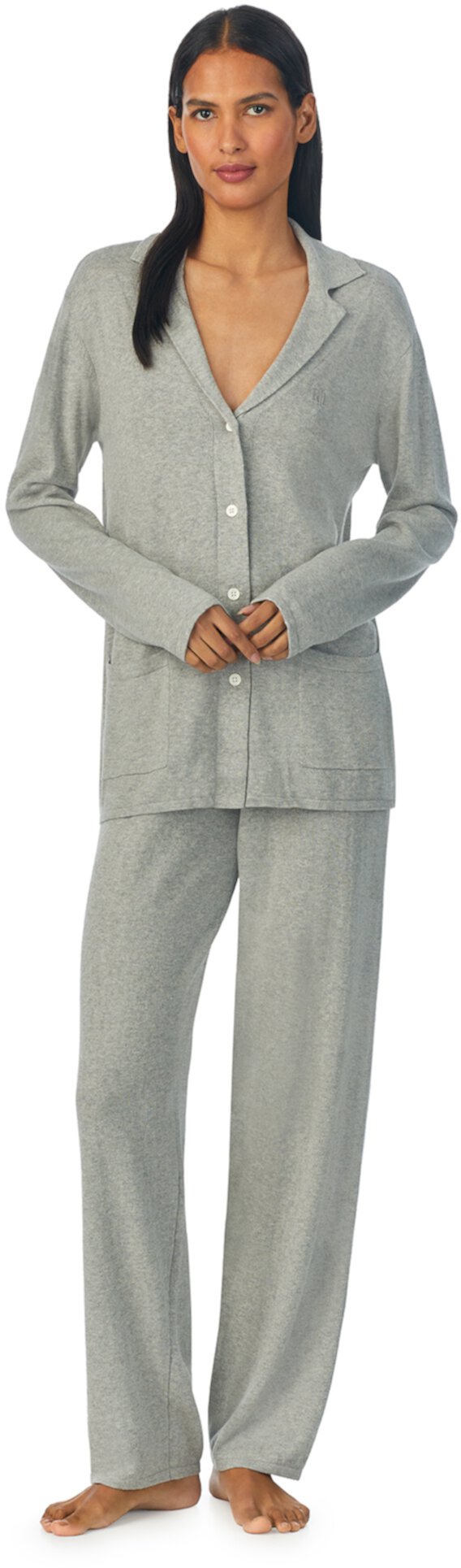 Пижамный комплект Notch из смеси хлопка и кашемира Ralph Lauren