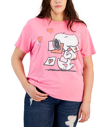 Модная футболка больших размеров Snoopy ко Дню святого Валентина Grayson Threads, The Label