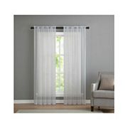 Kate Aurora Living Premium 2 Pack Sheer Voile Window Curtain Panels Kate Aurora