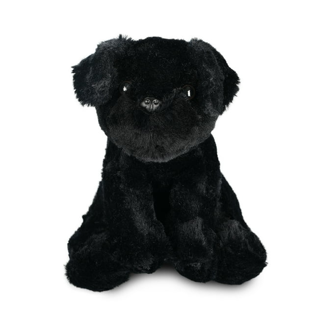 WEIGEDU Small Black Retrievers Labs Labrador Stuffed Animal, Cute Retriever Puppy Dog Plush Toy, 7.9 inches, Black Weigedu