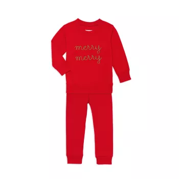 Детский усилитель; Пижамный комплект Merry Merry для маленьких детей, состоящий из двух предметов Juju + stitch
