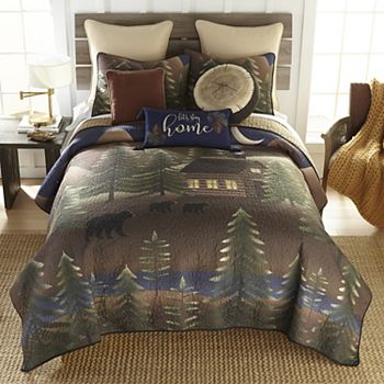 Donna Sharp Folk Art Forest Quilt Set with Shams Donna Sharp