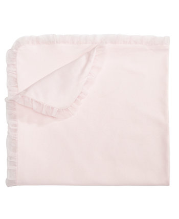 Одеяло с отделкой из тюля для новорожденных девочек, созданное для Macy's First Impressions
