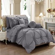 Elegant Comfort 10-pc Sunflower Comforter Set - Includes 6-pc Sheet Set With Sided Storage Pockets Elegant Comfort