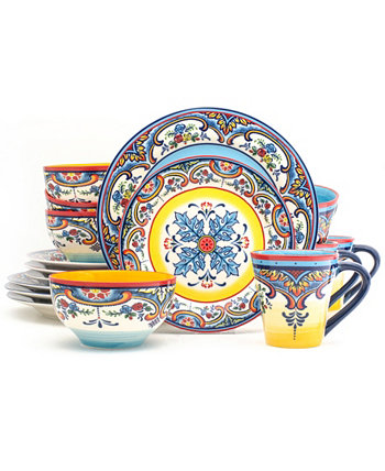 Набор посуды из керамогранита Zanzibar из 16 предметов Euro Ceramica