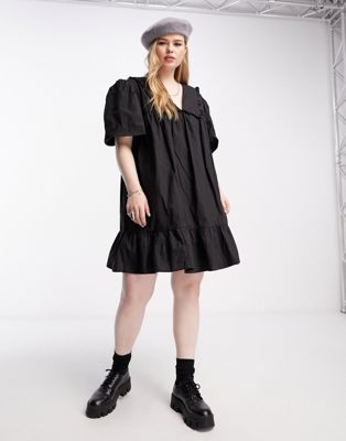 Черное мини-платье Reclaimed Vintage Inspired Plus Reclaimed Vintage