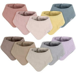 Gerber Baby Neutral Muslin Bandana Bibs, 10-Pack, One Size Visit the Gerber Store