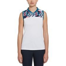 Женская рубашка для гольфа без рукавов с накладной деталью на спине для турнира Большого шлема Grand Slam