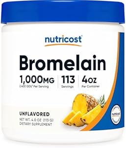 Nutricost Bromelain Powder 4 OZ - Non-GMO, Vegetarian, Gluten Free Nutricost