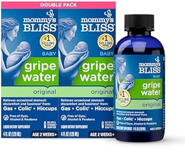 Mommy's Bliss Gripe Water Original, Infant Gas & Colic Relief, Gentle & Safe, 2 Weeks+, 4 Fl Oz (Pack of 1) Mommy's Bliss