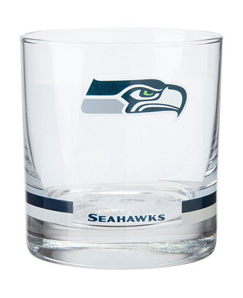 Seattle Seahawks Banded Rocks Glass Memory Company
