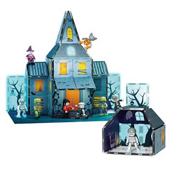 PicassoTiles 57 PC Haunted House Themed, Magnetic Tiles, Magnetic Building Blocks for Kids 3+ PicassoTiles