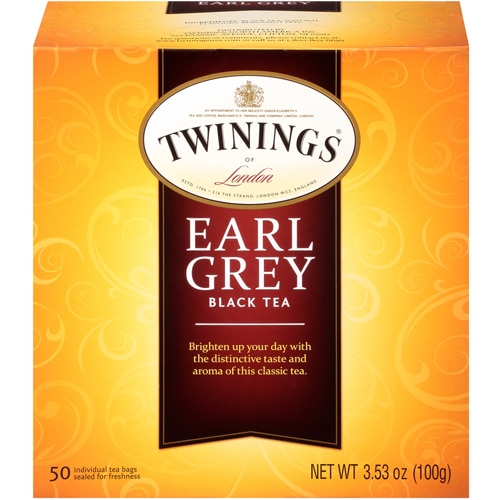 Черный чай Twinings Classics Earl Grey, 50 чайных пакетиков Twinings