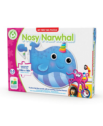 - My First Big Floor Nosy Narwhal Набор головоломок из 12 предметов The Learning Journey