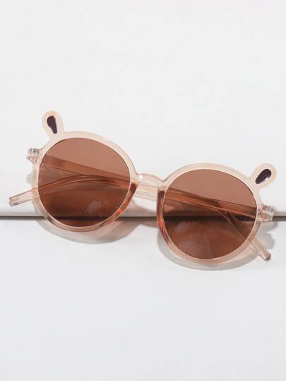 Солнцезащитные очки с мультяшным дизайном для девочек SHEIN