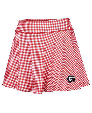 Женская струящаяся юбка в клетку Red Georgia Bulldogs ZooZatz