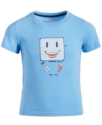 Toddler & Little Boys Smile Gamer Graphic T-Shirt, Created for Macy's Epic Threads