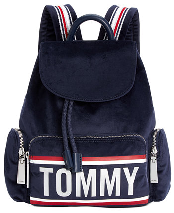 Tommy hilfiger velvet deals backpack