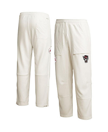Мужские кремовые брюки NC State Wolfpack Zero Dye AEROREADY Adidas