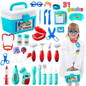 JOYIN Kids Doctor Kit 31 Pieces Pretend-n-Play Dentist Medic JOYIN