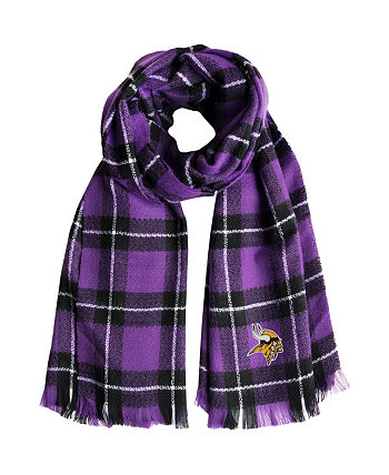 Фиолетовый шарф-одеяло в клетку Minnesota Vikings для женщин Little Earth