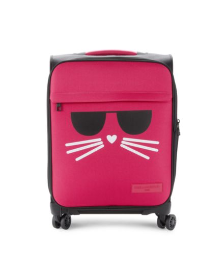 22-дюймовый чемодан с логотипом Cat Spinner Karl Lagerfeld Paris