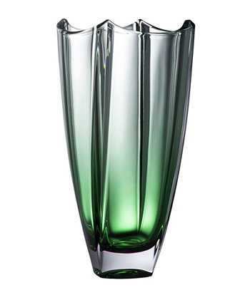 Квадратная ваза "Изумрудная дюна" 12 дюймов Galway Crystal