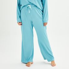 Расклешенные пижамные брюки больших размеров Sonoma Goods For Life® SONOMA
