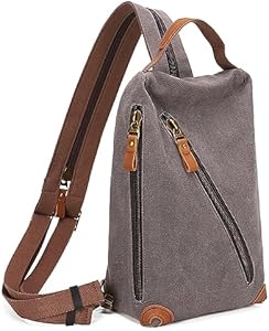 Рюкзак повседневный KL928 Canvas Sling Bag - Маленький рюкзак на одно плечо для мужчин и женщин KL928