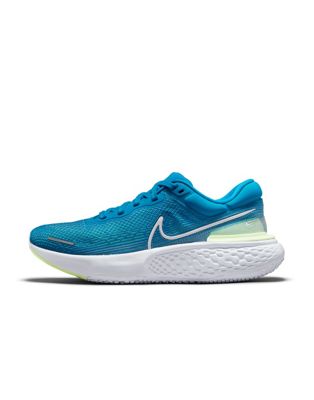 Синие/белые кроссовки Nike Running ZoomX Invincible Run Flyknit Nike Running