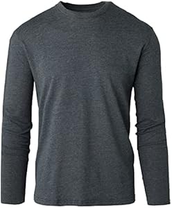 True Classic Long Sleeve Crew Shirt for Men. Premium Fitted Mens Crew Neck Shirt for Men. True Classic