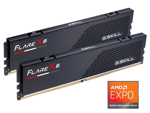 G.SKILL Flare X5 Series AMD EXPO 32GB (2 x 16GB) 288-Pin PC RAM DDR5 6000 Desktop Memory Model F5-6000J3238F16GX2-FX5 G.SKILL
