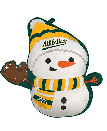 Плюшевая подушка «Снеговик» Oakland Athletics Holiday Pegasus Home Fashions