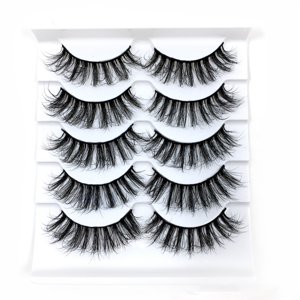 Sumllary 20 Lashes 002 False Eyelashes Lashes Pack 10 Pairs 8D Dramatic Eyelashes Wispy Eye Style Volume Eye Lashes Multipack Sumllary