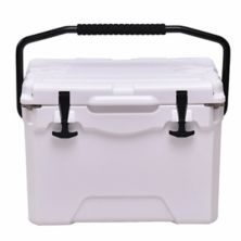 20QT Handle Lockable Fishing Camping Cooler Ice Chest Slickblue