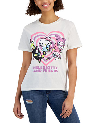 Детская футболка с графическим принтом Hello Kitty & Friends Love Tribe