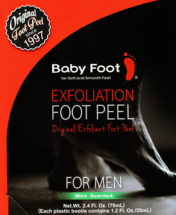 Отшелушивающий пилинг для ног для мужчин с ароматом мяты Baby Foot