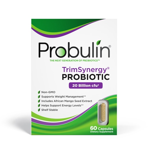 TrimSynergy Probiotic - 20 миллиардов КОЕ - 60 капсул - Probulin Probulin