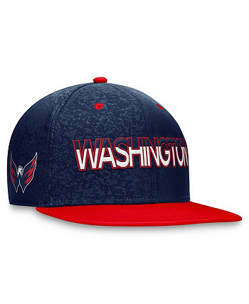 Мужская темно-красная двухцветная бейсболка Washington Capitals Authentic Pro Rink Snapback Fanatics