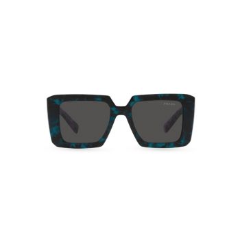 Квадратные солнцезащитные очки 51 мм Prada